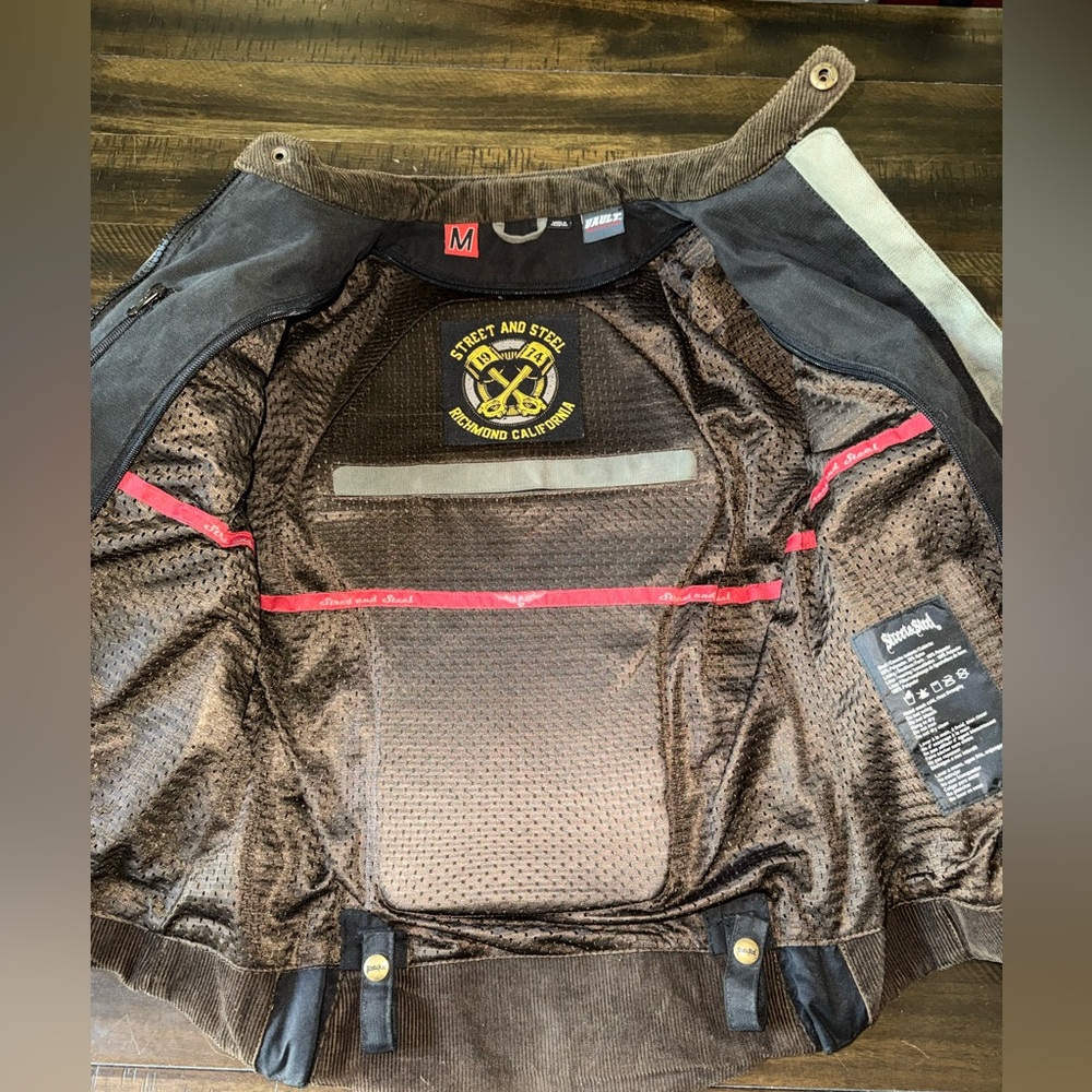 AUTHENTIC STREET & STEEL
WOMENS WILDCAT TEXTILE PADDED MOTORCYCLE
JACKET Medium - Picture 9 of 13